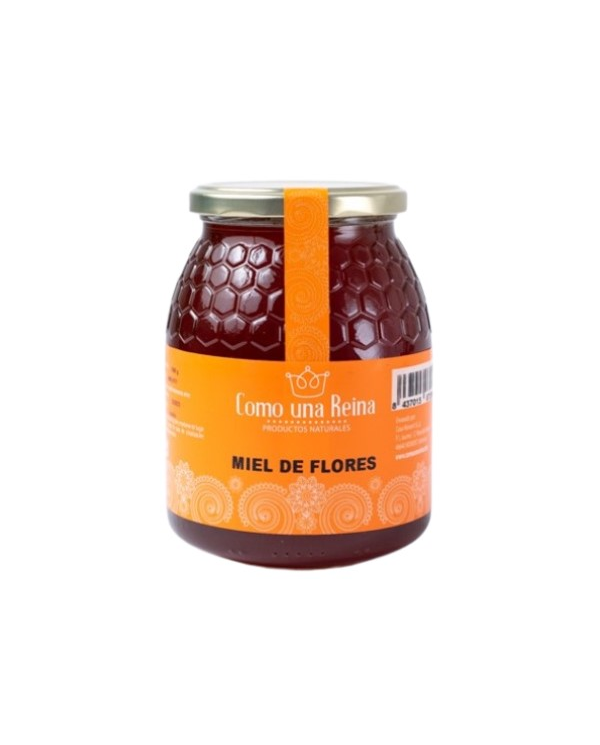 Miel de flores artesana 1kg como una reina