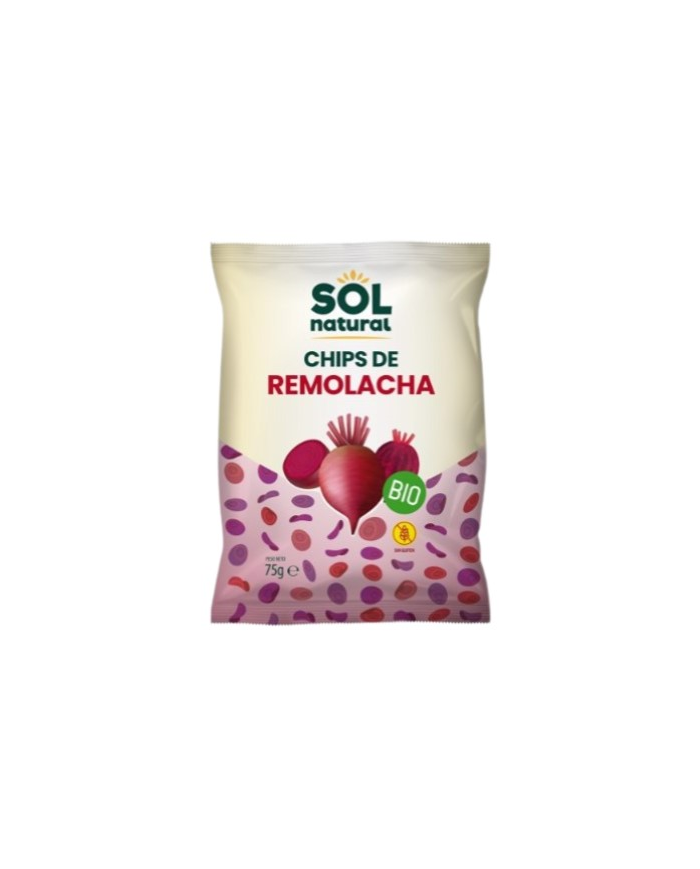 Chips remolacha 75gr bio sin gluten sol natural
