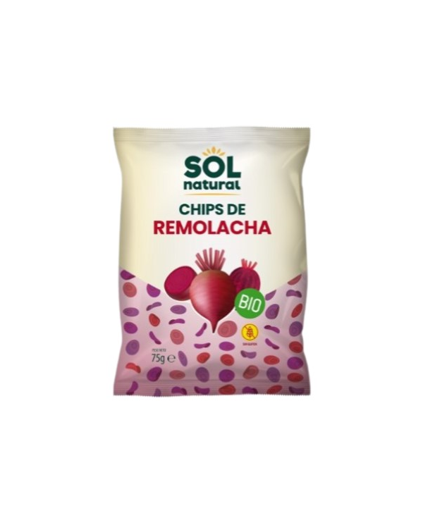 Chips remolacha 75gr bio sin gluten sol natural
