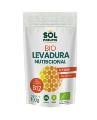 Levadura nutricional+b12  bio 100gr sol natural