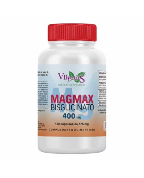 Magnesio bisglicinato magmax 400mg 120cap vbyotics