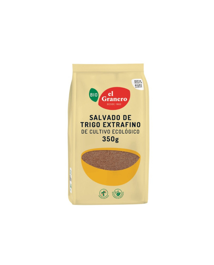Salvado trigo extrafino 350g bio el granero