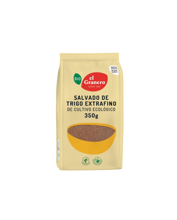 Salvado trigo integral extrafino 350gr  el granero