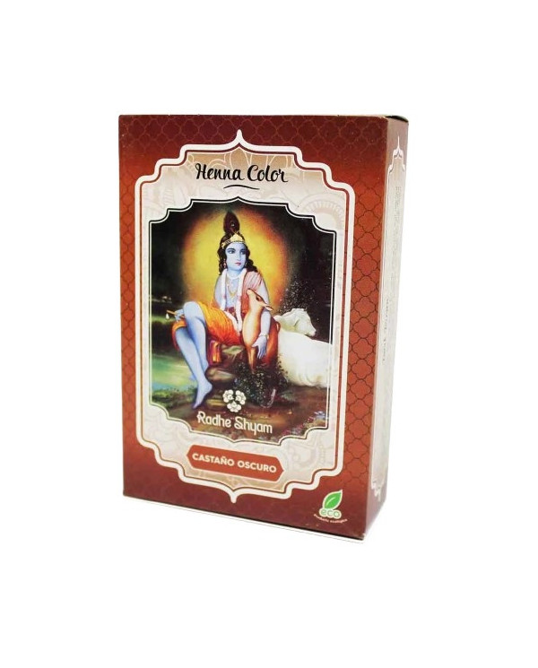 Henna polvo castaño oscuro