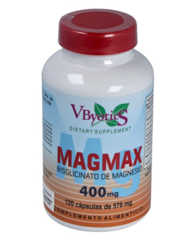 Magnesio bisglicinato magmax 400mg 120cap vbyotics