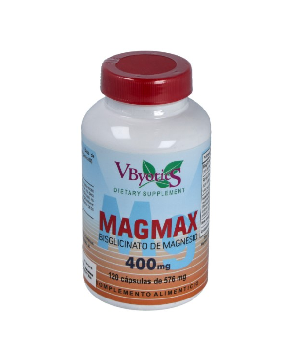 Magnesio bisglicinato magmax 400mg 120cap vbyotics