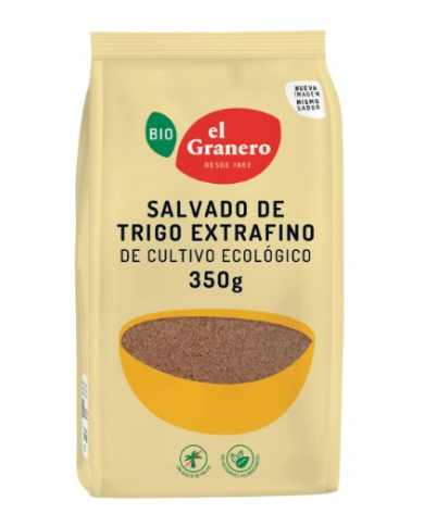 Salvado trigo integral extrafino 350gr  el granero