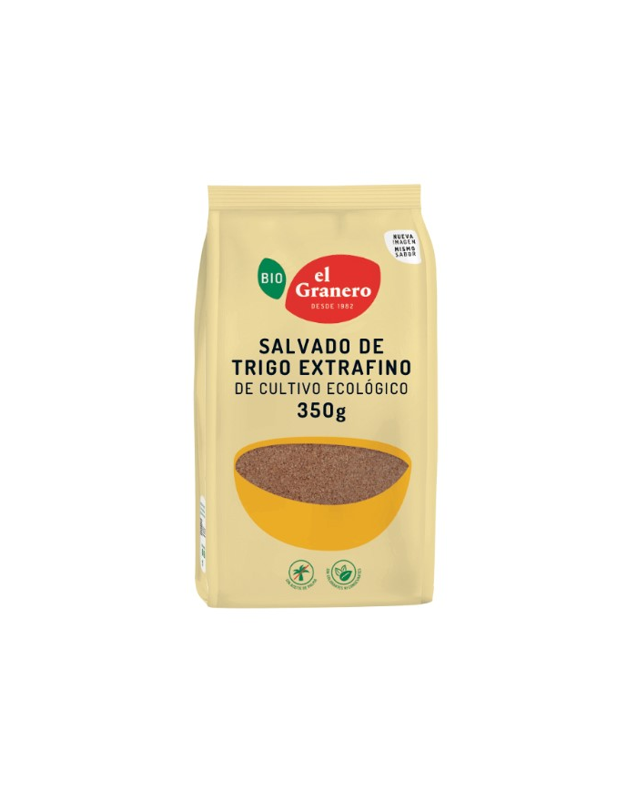 Salvado trigo integral extrafino 350gr  el granero