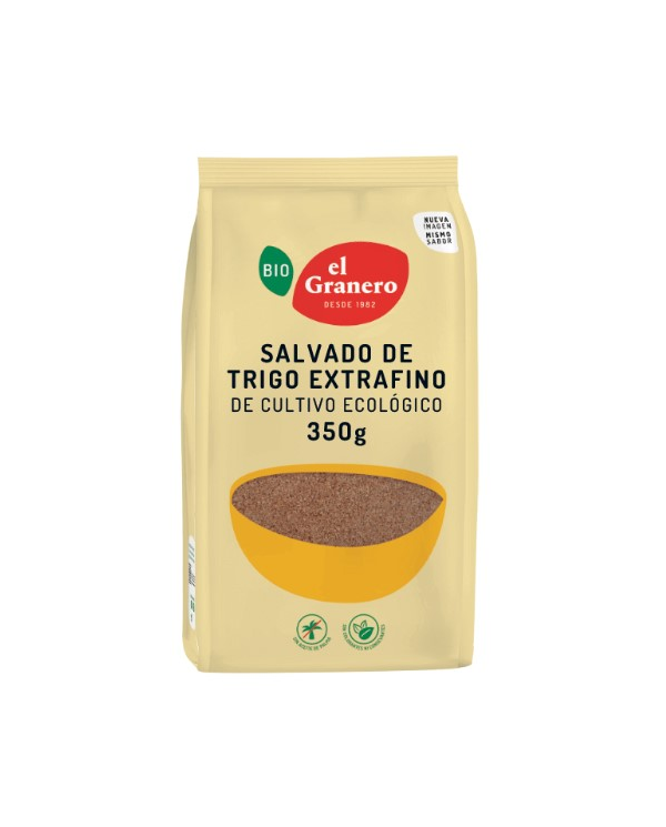 Salvado trigo extrafino 350g bio el granero