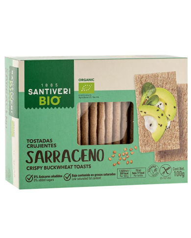 Tostadas trigo sarraceno 100g bio santiveri