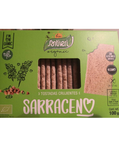 Tostadas trigo sarraceno 100g bio santiveri