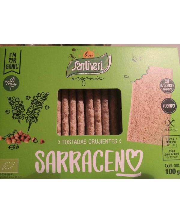 Tostadas trigo sarraceno 100g bio santiveri