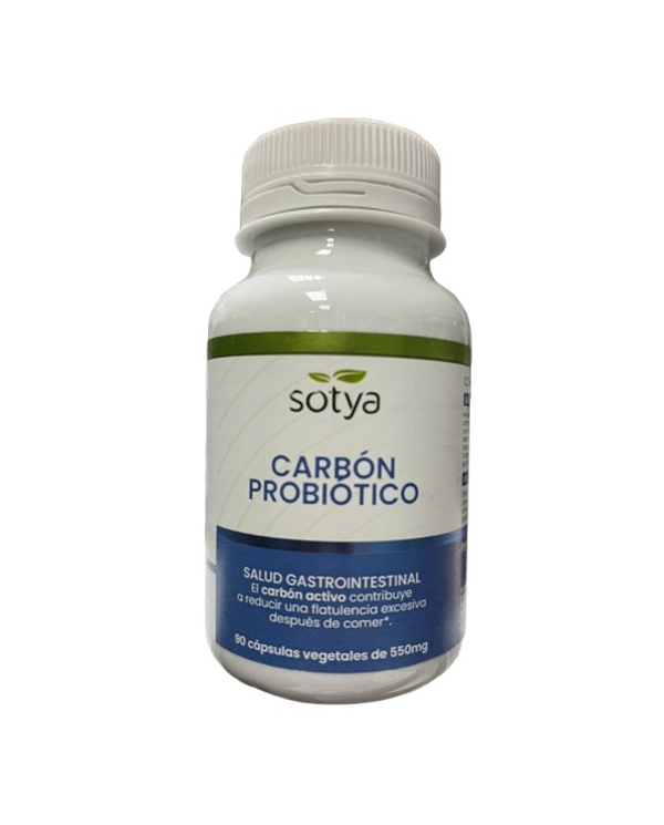 Carbon vegetal 90cap. 550mg sotya