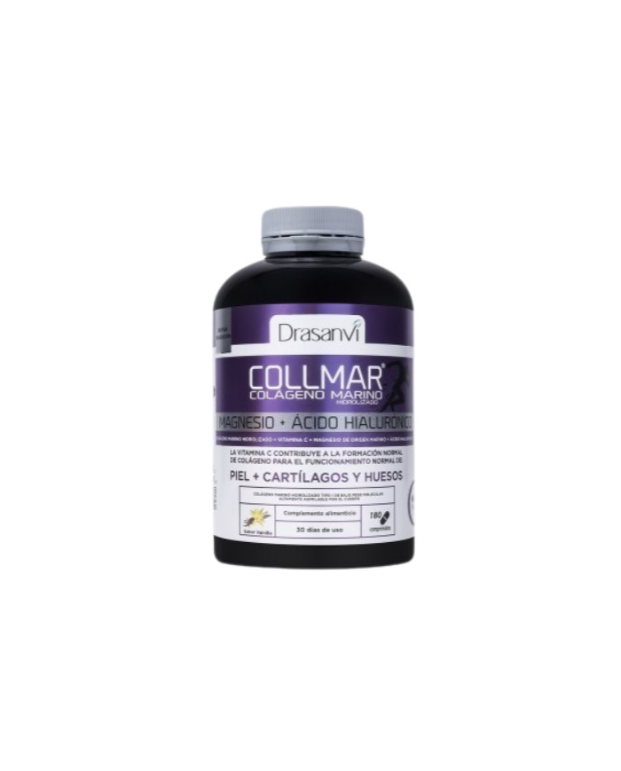 Collmar magnesio+acido hial vainilla 180comp drasa