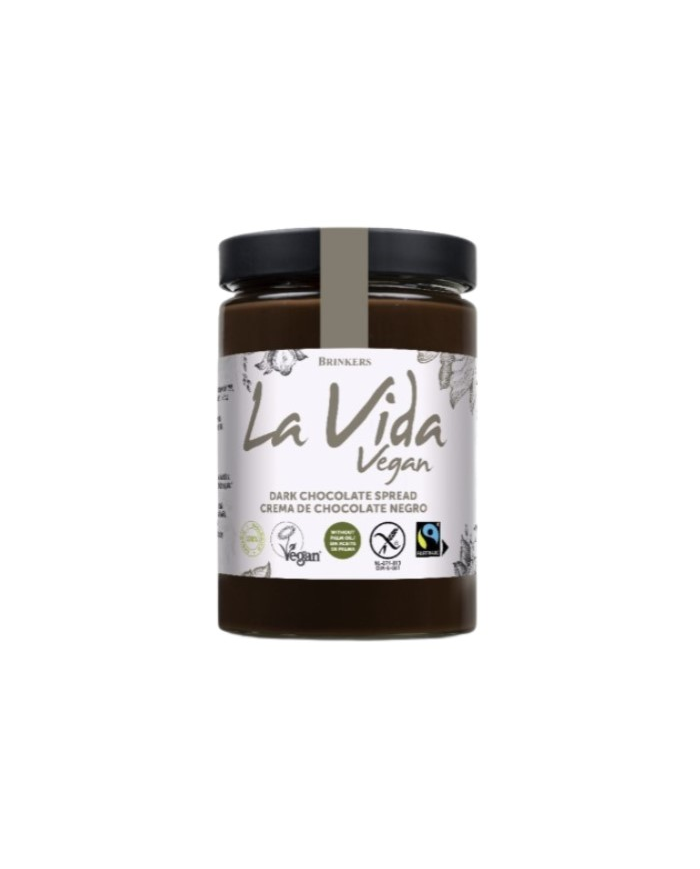 Crema chocolate negro 600g la vida vegan