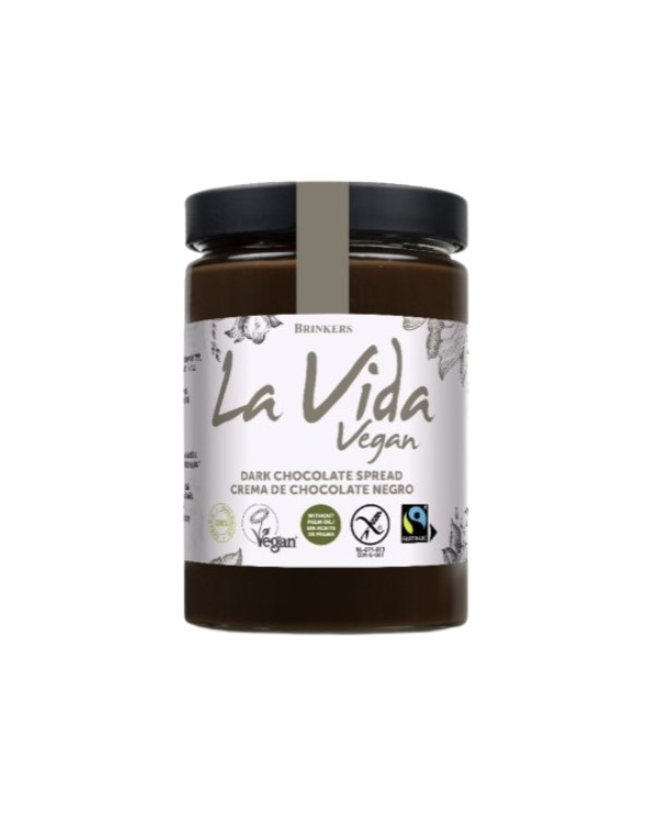 Crema chocolate negro 600g la vida vegan
