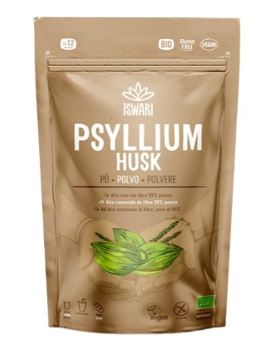 Psyllium husk cascara polvo 125gr iswari