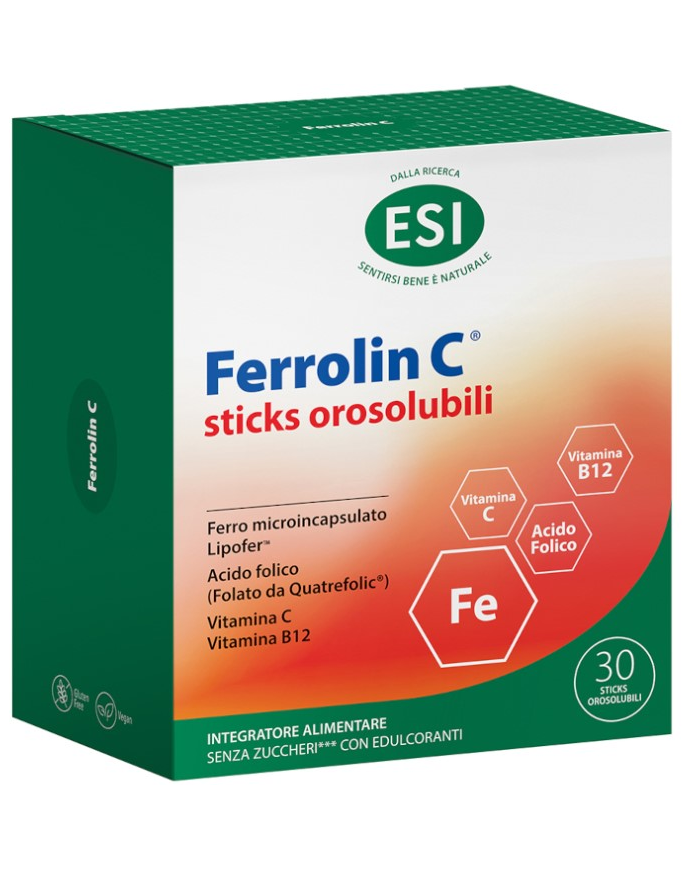 Ferrolin c bucodispersables 30 sticks  esi