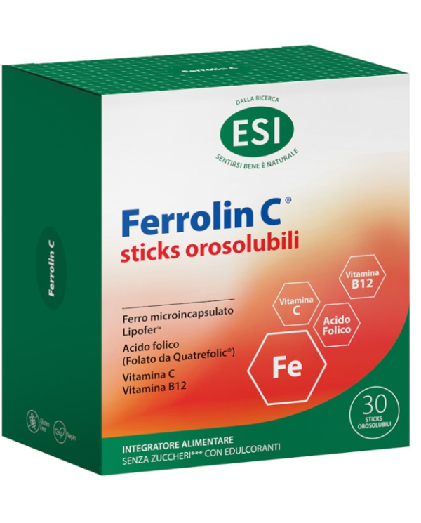 Ferrolin c bucodispersables 30 sticks  esi
