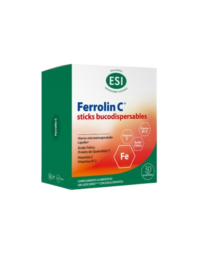 Ferrolin c bucodispersables 30 sticks  esi