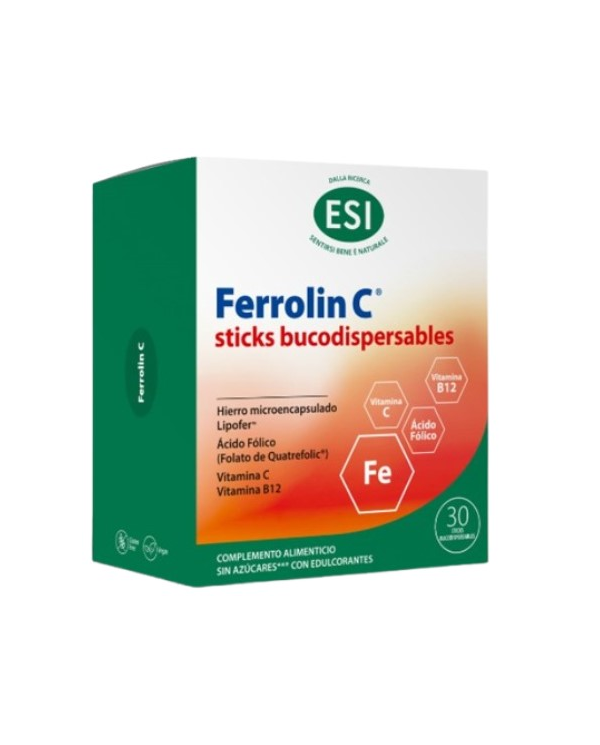 Ferrolin c bucodispersables 30 sticks  esi