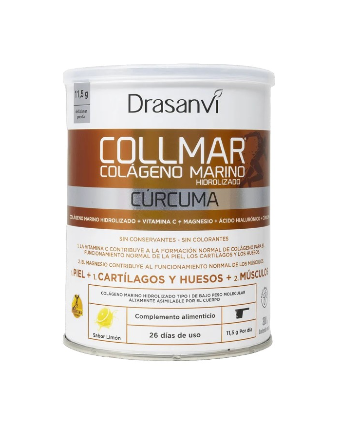 Collmar colageno marino curcuma limon 300gr drasan
