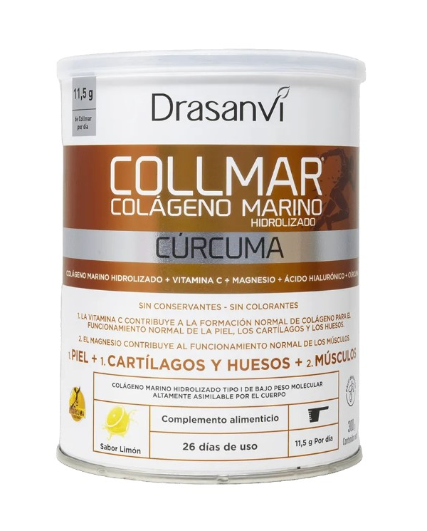 Collmar colageno marino curcuma limon 300gr drasan