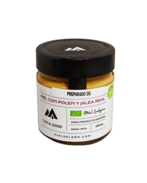 Miel con polen y jalea real280gr miel de leon