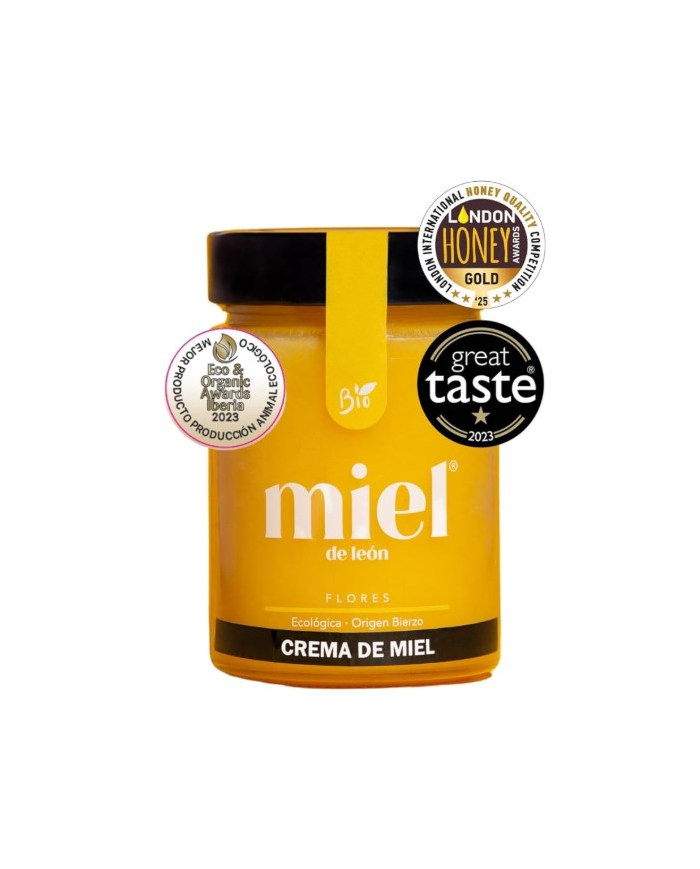 Crema miel de flores 450gr miel de leon