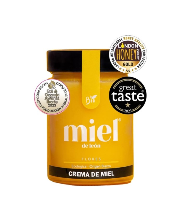 Crema miel de flores 450gr miel de leon