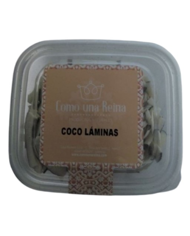 Coco laminas chips 100gr como una reina
