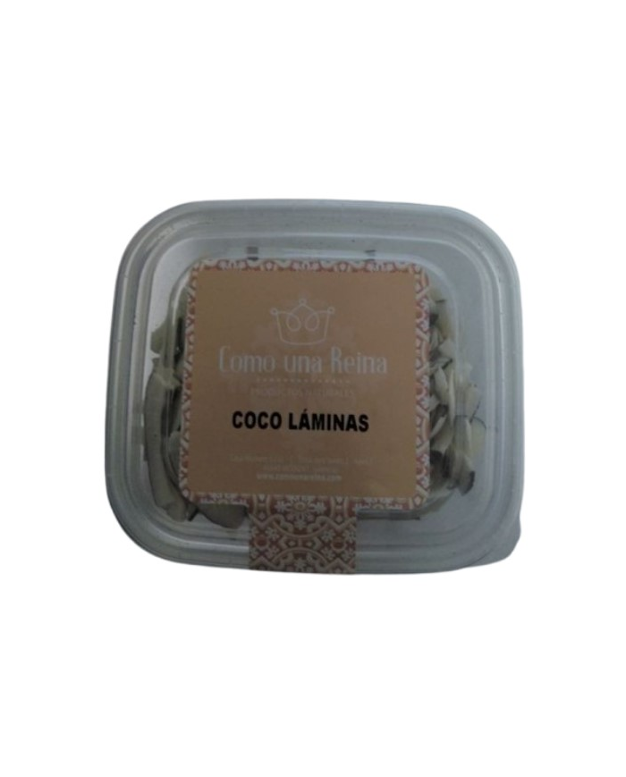 Coco laminas chips 100gr como una reina