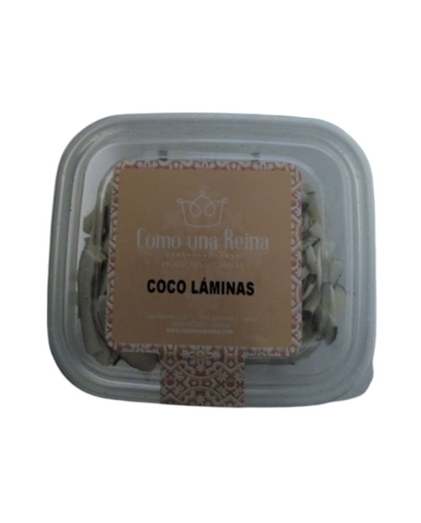 Coco laminas chips 100gr como una reina