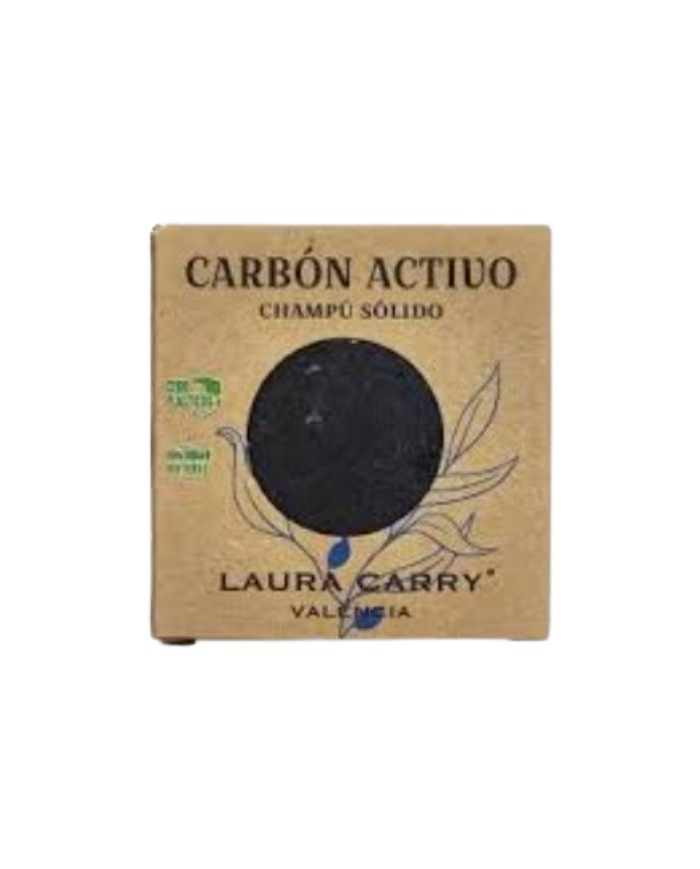 Champu solido carbon activo 100gr laura carry