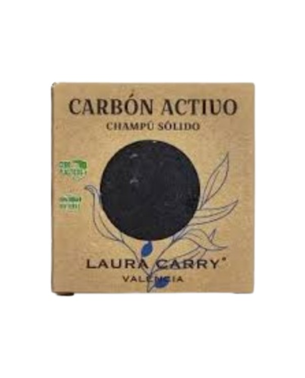 Champu solido carbon activo 100gr laura carry