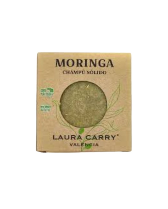Champu solido moringa 100gr sin sulfato laura carr