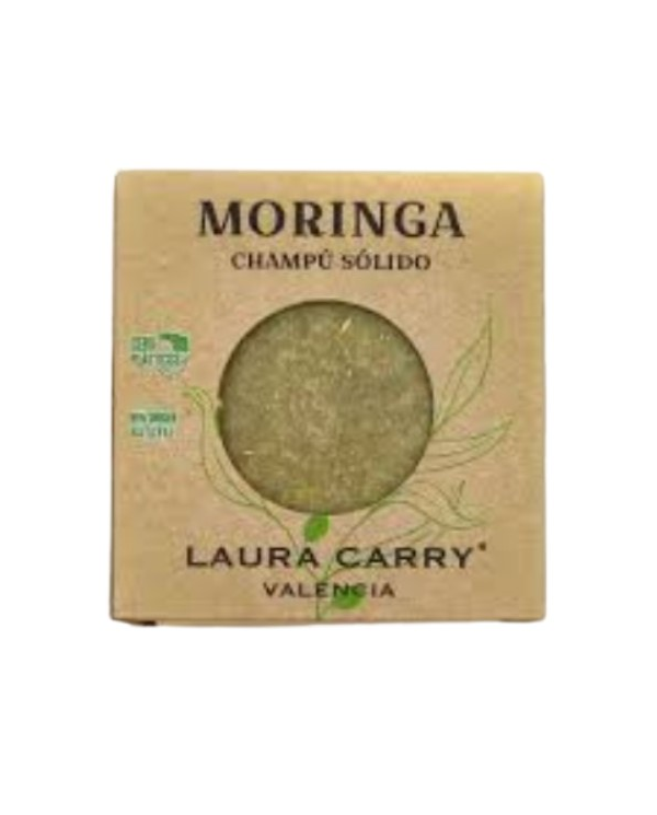 Champu solido moringa 100gr sin sulfato laura carr