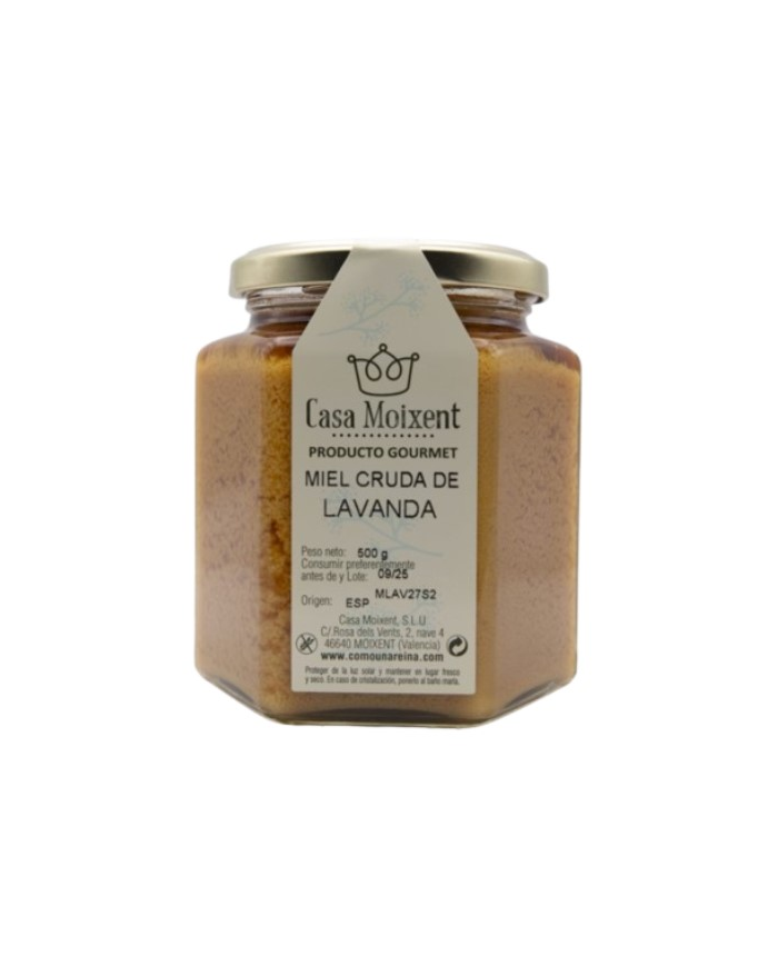 Miel cruda lavanda 500gr casa moixaent