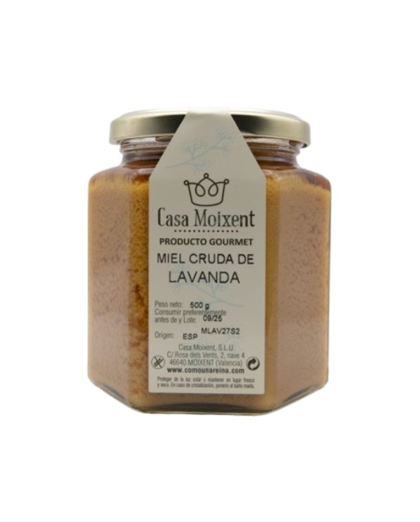 Miel cruda lavanda 500gr casa moixaent