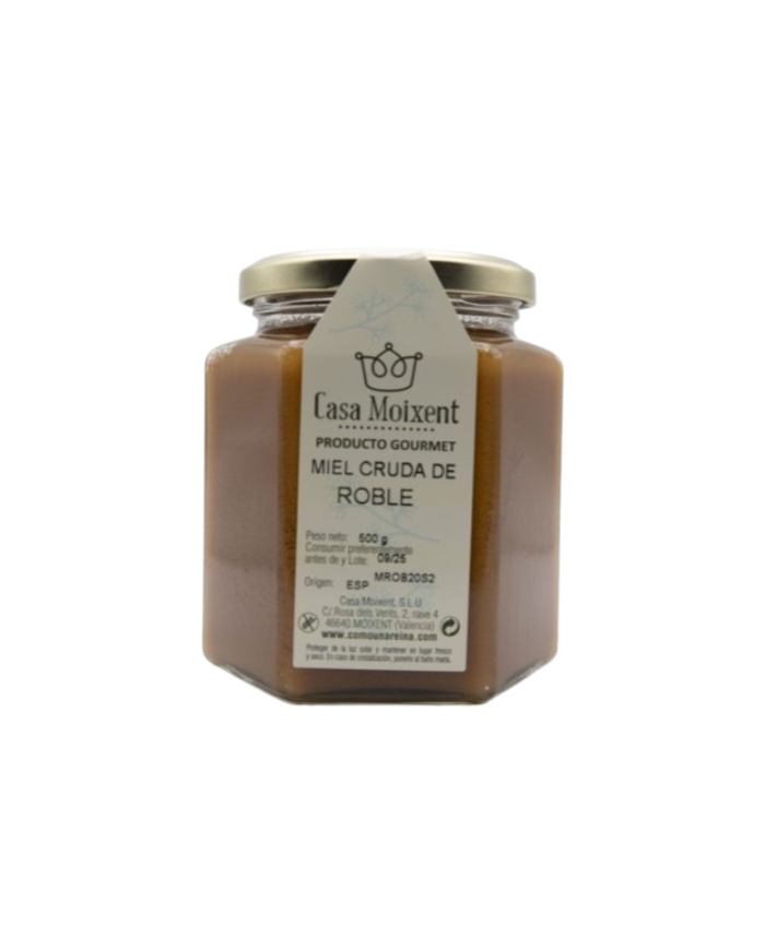 Miel cruda roble 500gr casa moixent