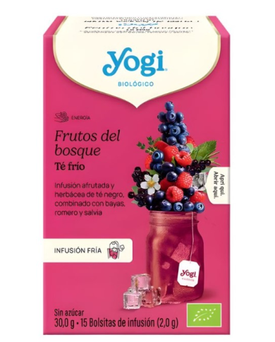 Yogi frutos del bosque te frio 15 infusiones bio