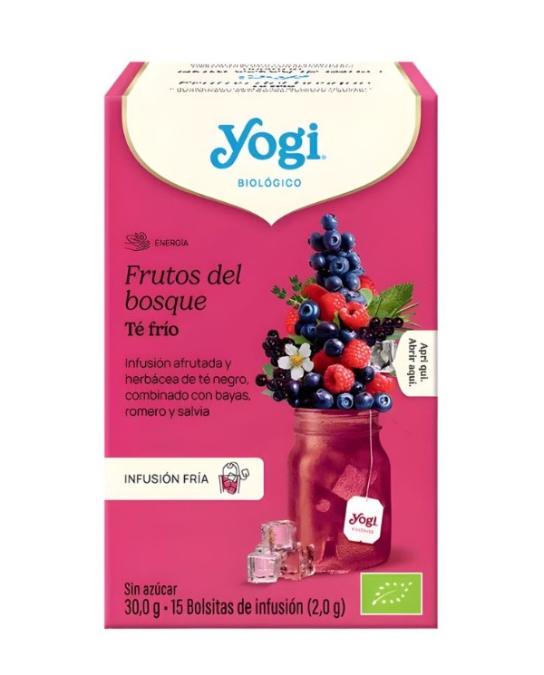 Yogi frutos del bosque te frio 15 infusiones bio