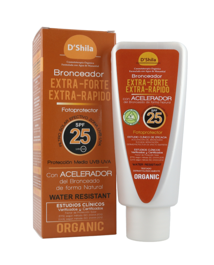 Bronceador extra forte rapido spf20 100ml dhila