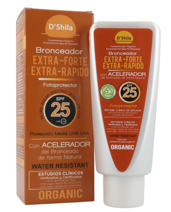 Bronceador extra forte rapido spf20 100ml dhila