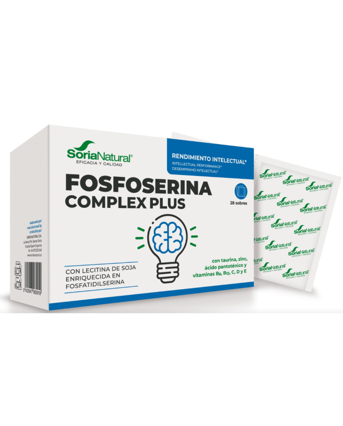 Fosfoserina complex plus 28 sobres soria natural
