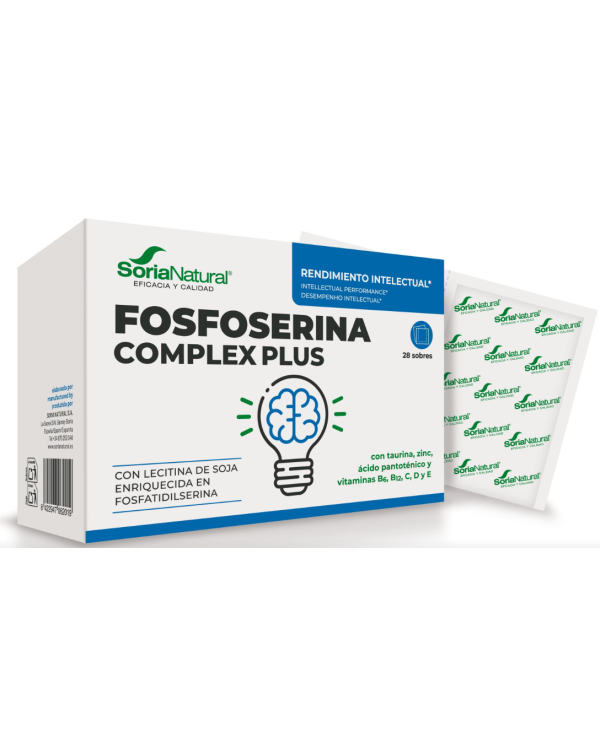 Fosfoserina complex plus 28 sobres soria natural