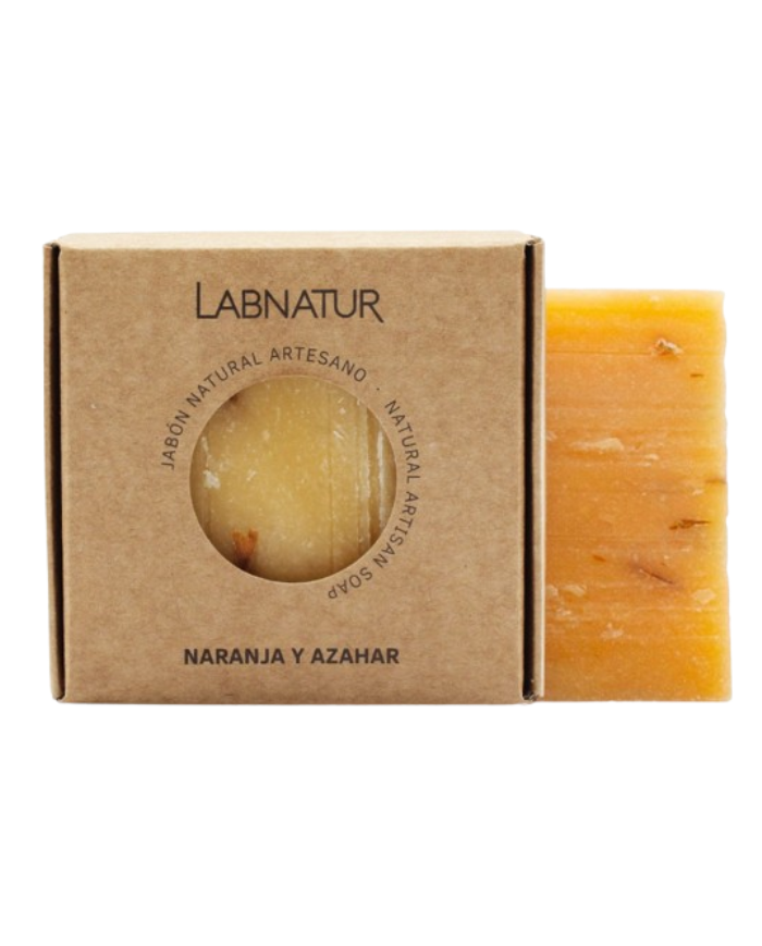 Jabon naranja y azahar 100gr pastilla labnatur