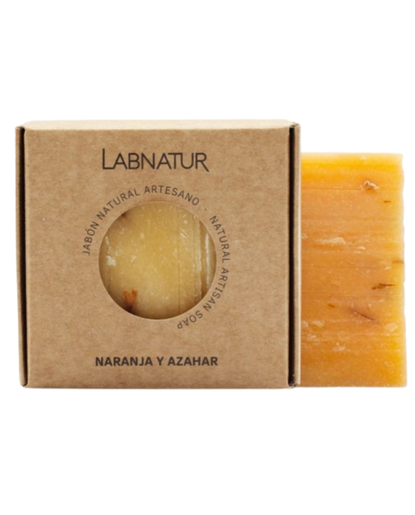 Jabon naranja y azahar 100gr pastilla labnatur