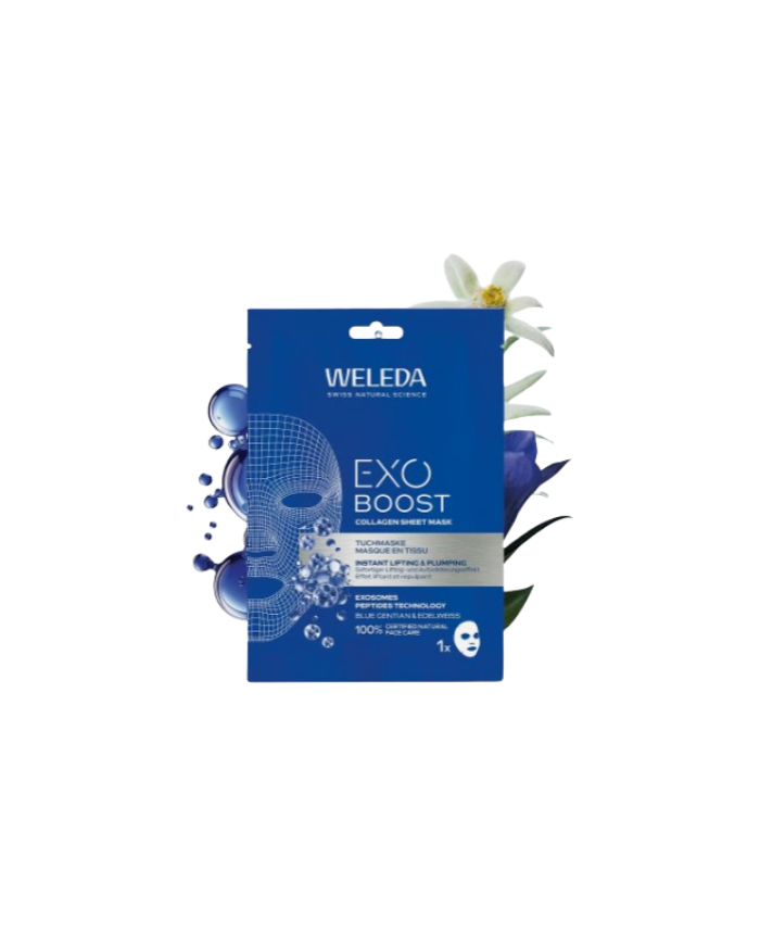 Exo boost sheet mask redensificante 20 ml, Weleda