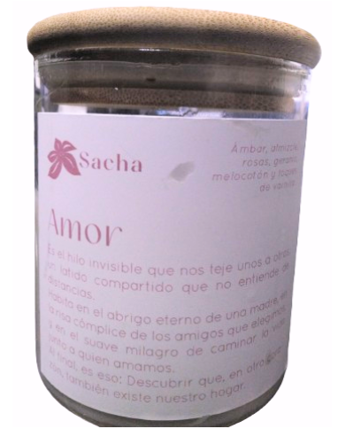 Vela amor 340gr sacha